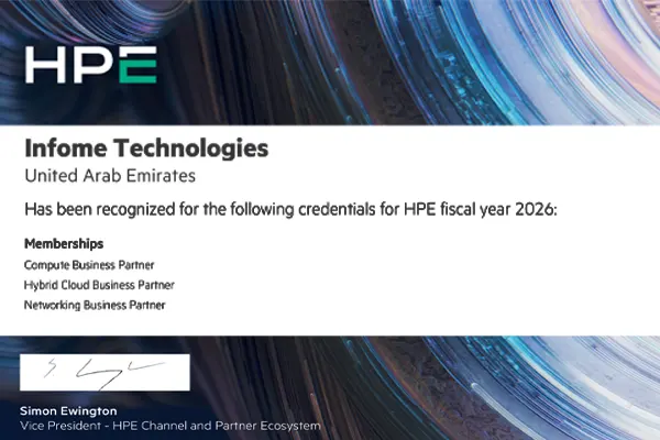 HPE Certificate