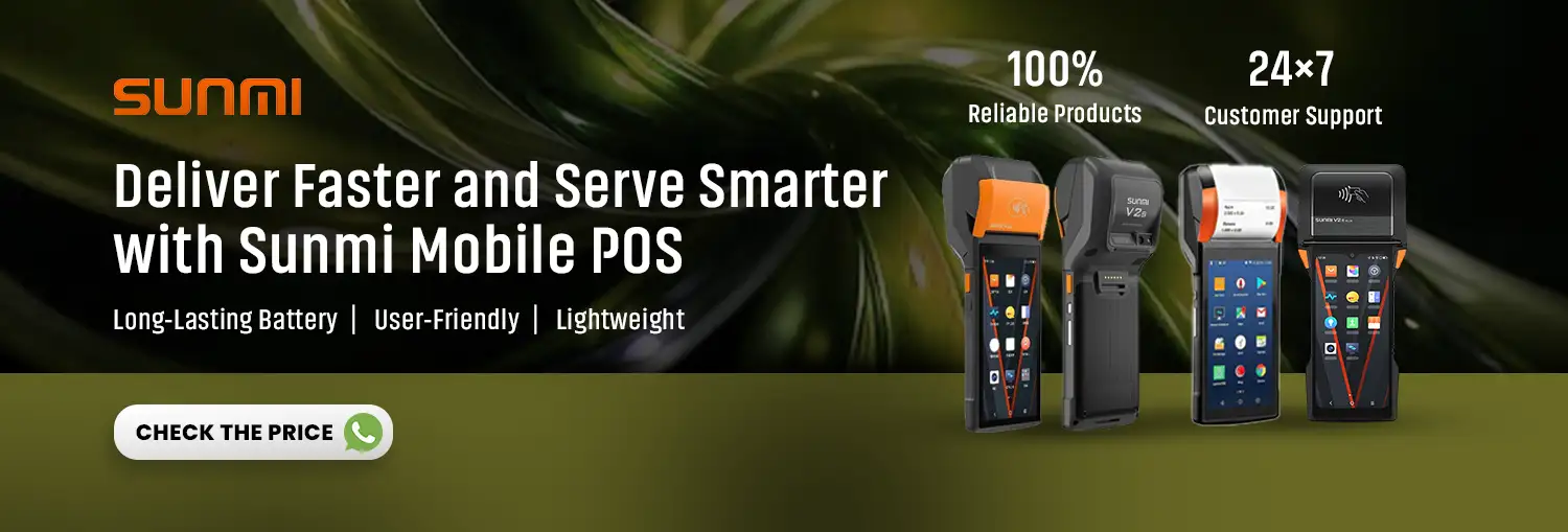 Best Supplier of Sunmi Mobile POS Systemin Dubai, UAE