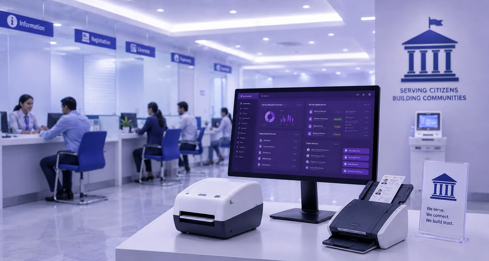 Government and public sector office using InfoAsset to track public assets