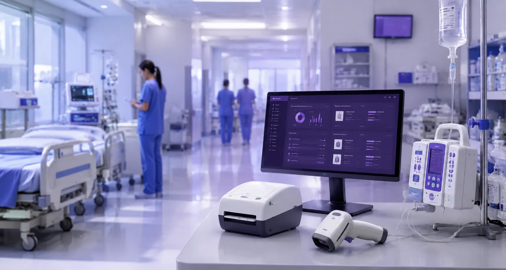 Hospital using InfoAsset to track medical devices and equipment